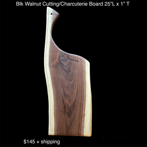 Black walnut cutting/charcuterie board