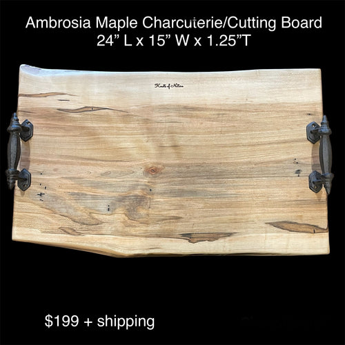 Ambrosia maple charcuterie/serving board